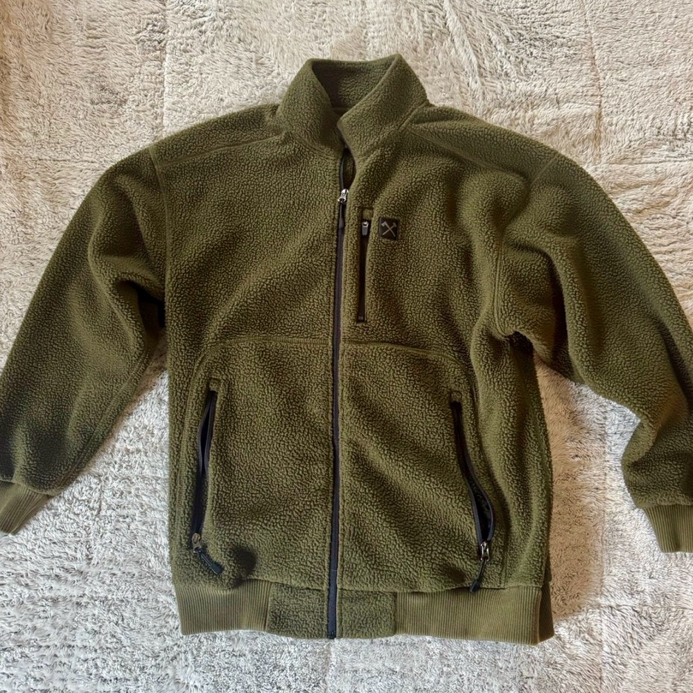 Men's Olive Jacket - Picture 2 of 8